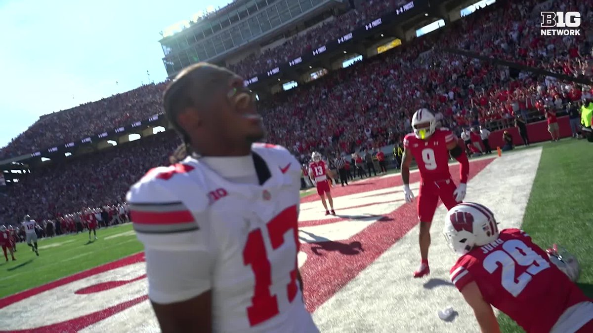 "We have two number ones." 🔥 Carnell Tate's taken his game to another level, and it's given Julian Sayin a pair of standout WRs. The Journey features the Ohio State Football junior 👇