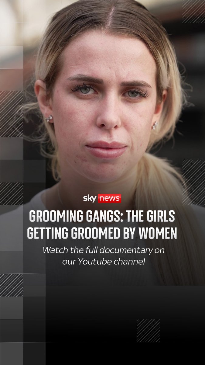 Often, when we think of groomers, we think of men. Sky News speaks to women who were groomed at the hands of another girl, who they thought was their friend. Click the link to watch our new documentary, Prey: Inside today's grooming gangs