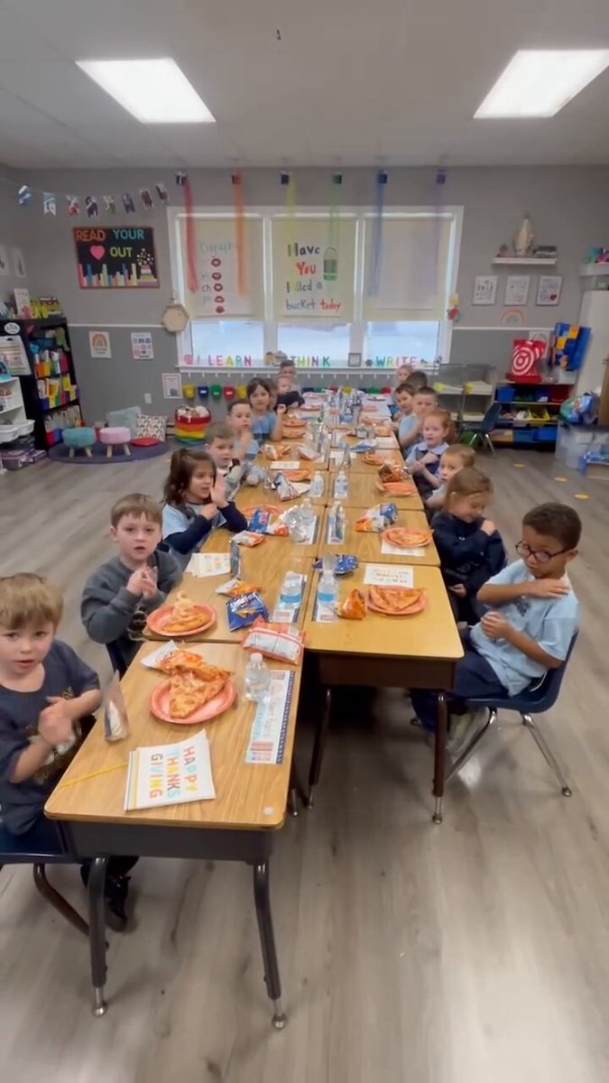 This is how the students of a Catholic school in Philadelphia are taught to pray before their meals. Video: St. George Elementary School