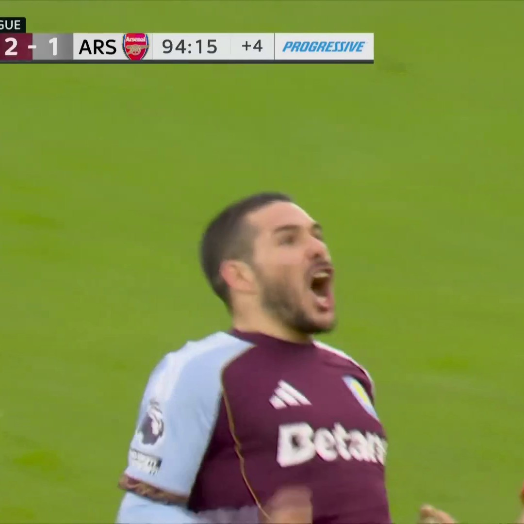 CAN YOU BELIEVE THAT?!?!?!?! EMI BUENDIA WINS IT FOR ASTON VILLA WITH THE FINAL KICK OF THE GAME. INCREDIBLE.