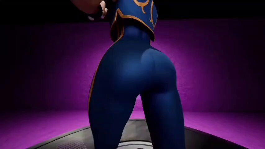 Mommy Chun Li moving her ass for you 🤭🍑💎 Enjoy~