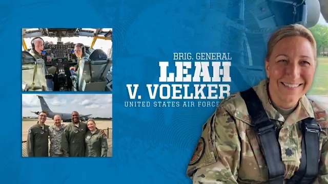 Thursday night we honored US Air Force Brig. General Leah V. Voelker as our Meijer hometown hero ๐บ๐ธ