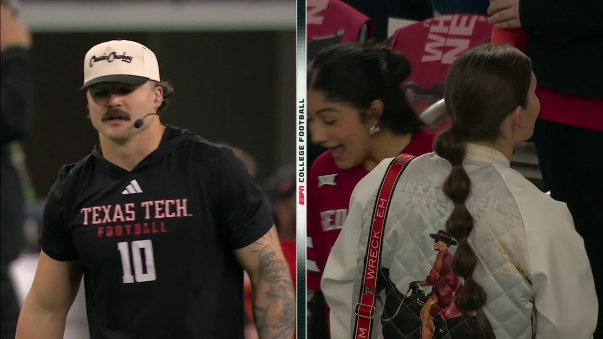 "Seeing [my wife] before the game kinda helps me get, you know, locked in." Jacob Rodriguez on kissing his wife as part of his pregame ritual when she's in the stands ❤️