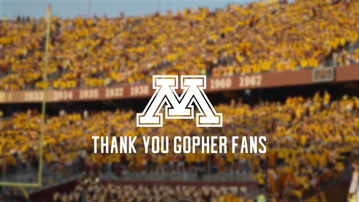 Together we have 𝑩𝑼𝑰𝑳𝑻 something special. 🚣🏽♀️ Thank you, Gopher fans! #RTB #SkiUMah #Gophers