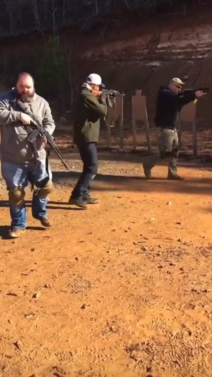 Is this "tactical training" or "musical chairs with guns?" We'll never know... ๐ #training #MusicalChairs #WTF #AK47 #kalashlife