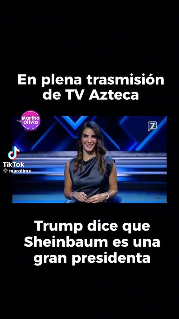 Don Ricardo Salinas Pliego, respire hondo antes de ver el video… Su enviada Inés Sainz escuchando de viva voz a Donald Trump elogiar a la presidenta de México, Claudia Sheinbaum. A veces la realidad se adelanta a las narrativas… y las deja sin guion. 😬😉👊💪🇲🇽❤️👇👇👇👇👇👇👇👇👇👇👇