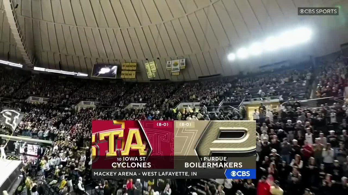 A Top-10 matchup to kick off your Saturday No. 1 Purdue Men's Basketball take on No. 10 Iowa State Men’s Basketball on CBS and Paramount+