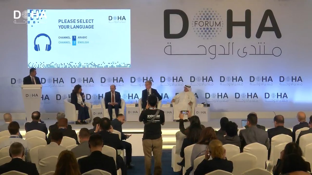 The Sana’a Center at Doha Forum A timely discussion on prospects for a political process in Yemen, featuring FM Dr. د.شائع الزنداني, UN Special Envoy Hans Grundberg, Dr. Dr. Abdulaziz Sager | د.عبد العزيز بن عثمان بن صقر of Gulf Research Center - مركز الخليج للأبحاث, and Sana’a Center Chairperson Maged Almadhaji ماجد المذحجي. Moderated by maysaa shujaa ميساء شجاع الدين.