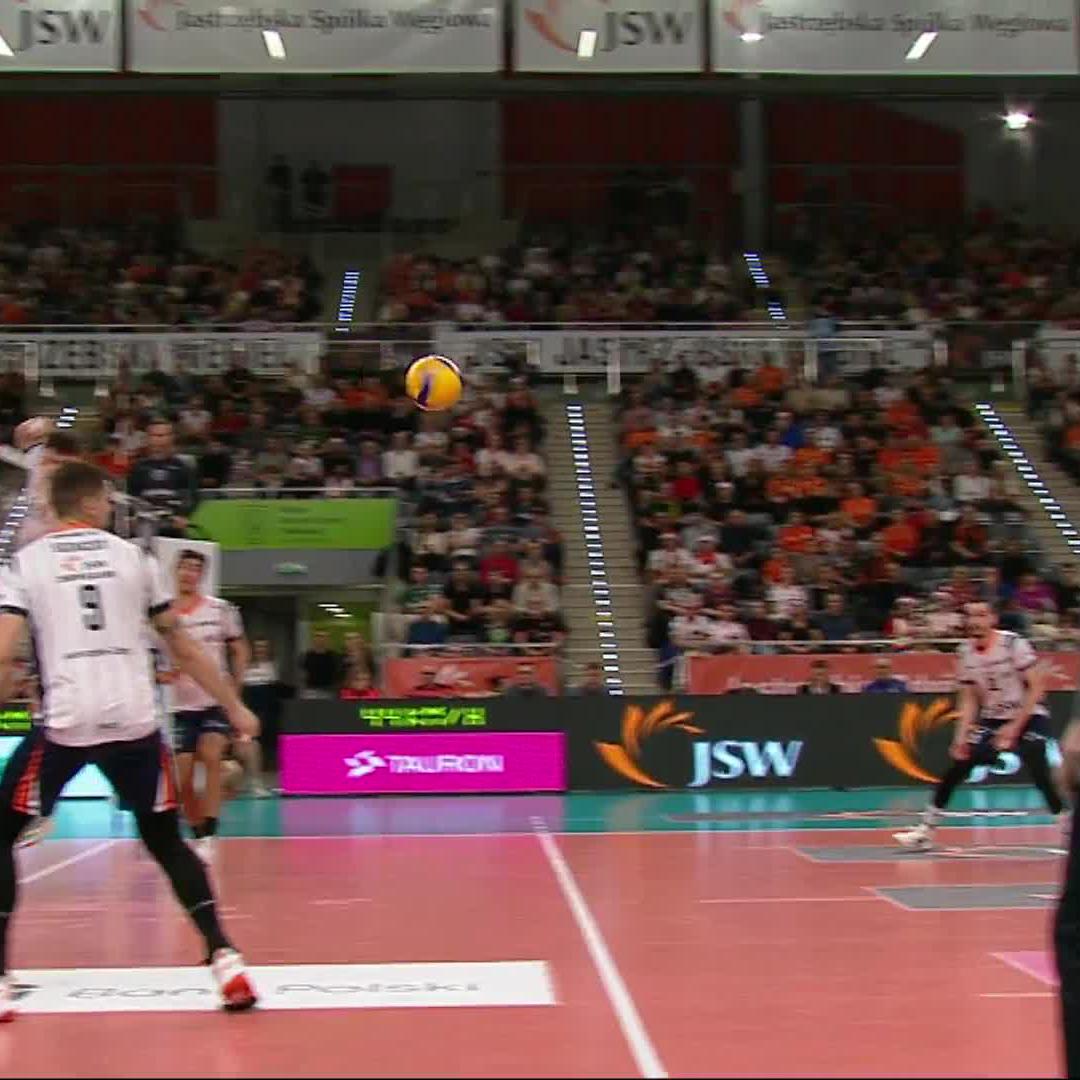 MAKSYMILIAN GRANIECZNY I BEN TONIUTTI 👏 Co za determinacja siatkarzy JSW Jastrzębski Węgiel w obronie! 🔥 #plusliga