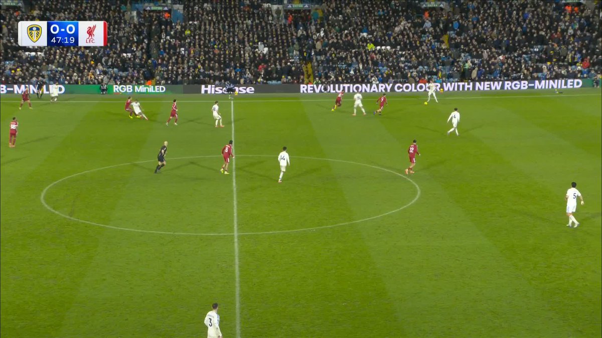 Hugo Ekitike capitalises on a stray backpass to give Liverpool the lead at Elland Road ๐ฅ