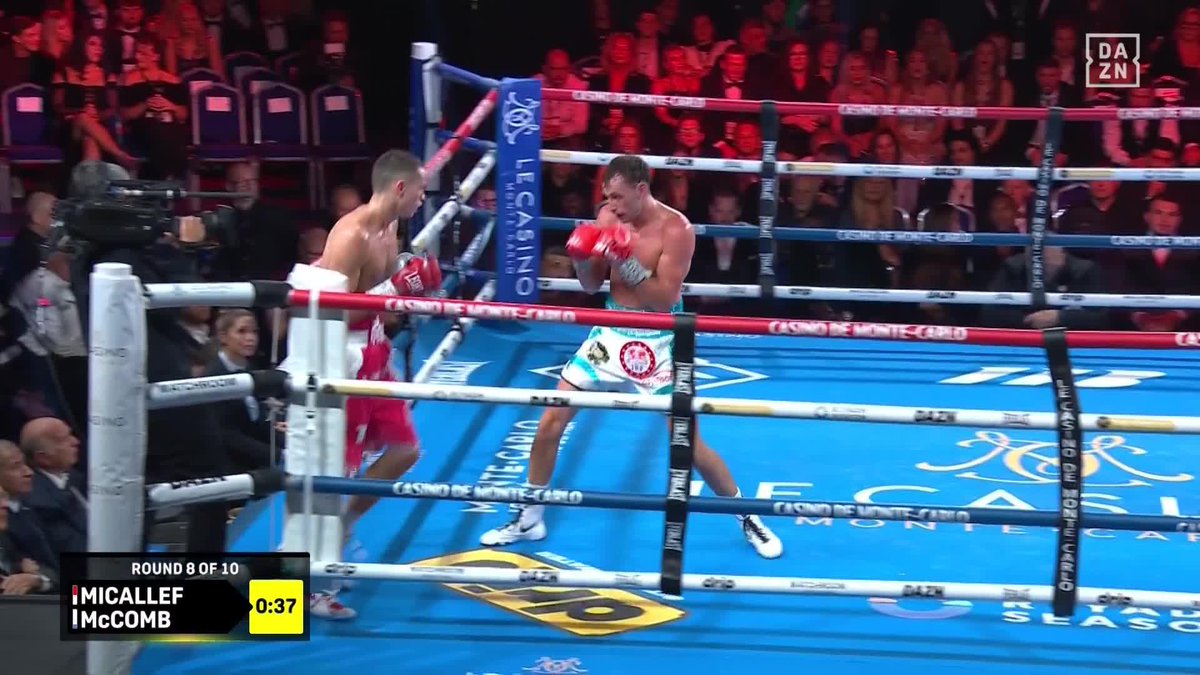 IT'S OVER‼️ Sean McComb STOPS Hugo Micallef!! 👊 #MasoudMcGrail | Live NOW on DAZN▪️