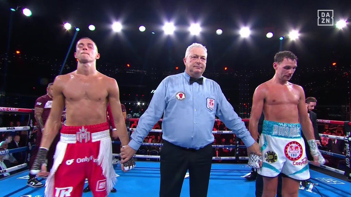 Sean McComb takes the victory via TKO in enemy territory 👏 #MasoudMcGrail | Live NOW on DAZN▪️
