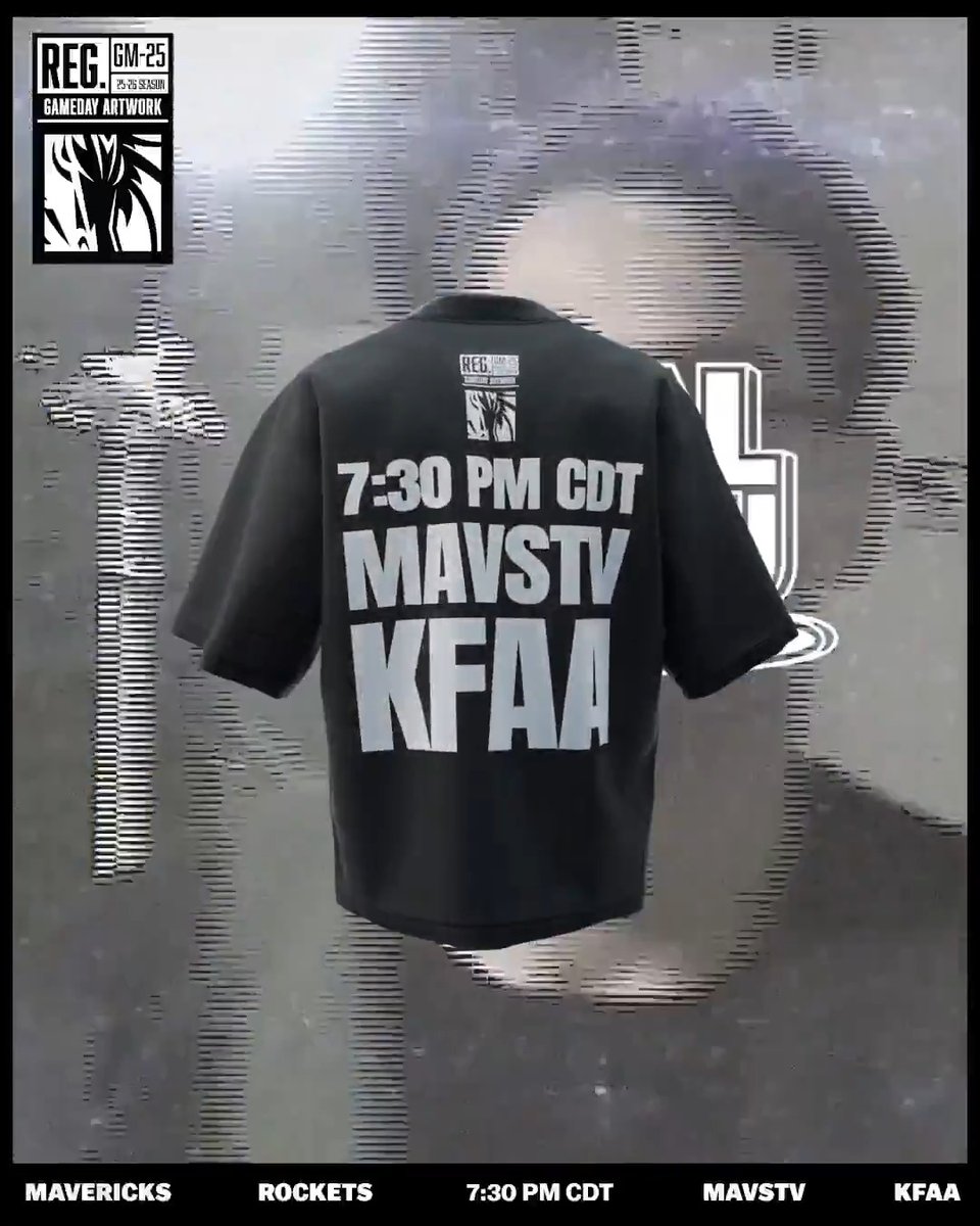 More hoops & LeagueFits Night at the AAC! 🆚 @houstonrockets ⌚ 7:30PM CT 📺 MavsTV & KFAA 📻 97.1 FM and 99.1 FM 📍First 5K fans get a Cooper Flagg collectible pin 🎟️ 🔗