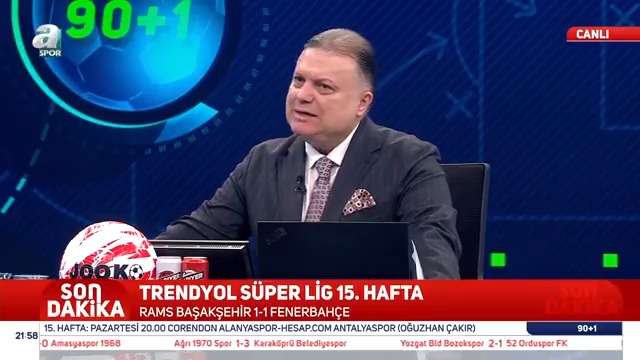 Ender Bilgin: Bugün kötü bir Fenerbahçe seyrettik. Örneğin oyuna sonradan giren Kerem Aktürkoğlu, sahada mıydı? Arada bakma ihtiyacı hissettim.