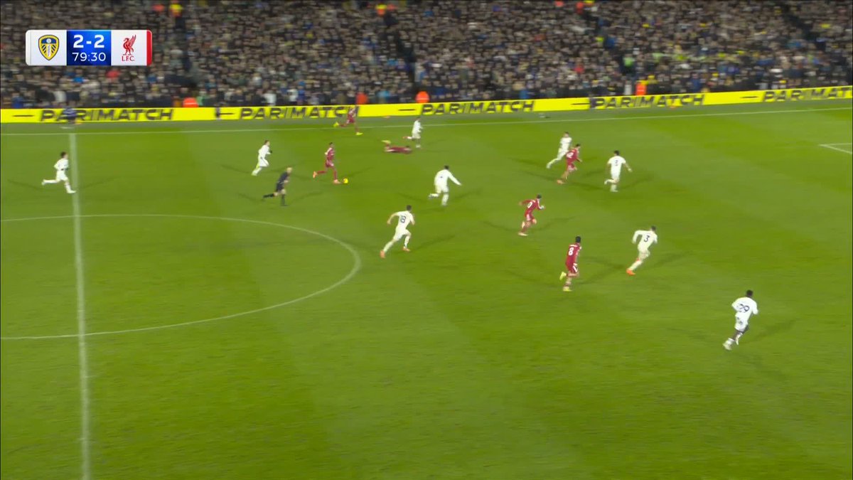 Dominik Szoboszlai has now put Liverpool back in front with ten minutes of regulation time left to play 🤯