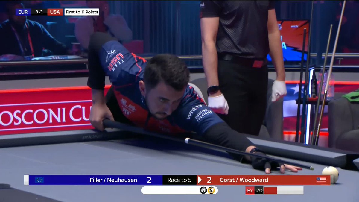 It's the 9-balls thats costing them... time after time after time ❌ #MosconiCup 🇺🇸🇪🇺