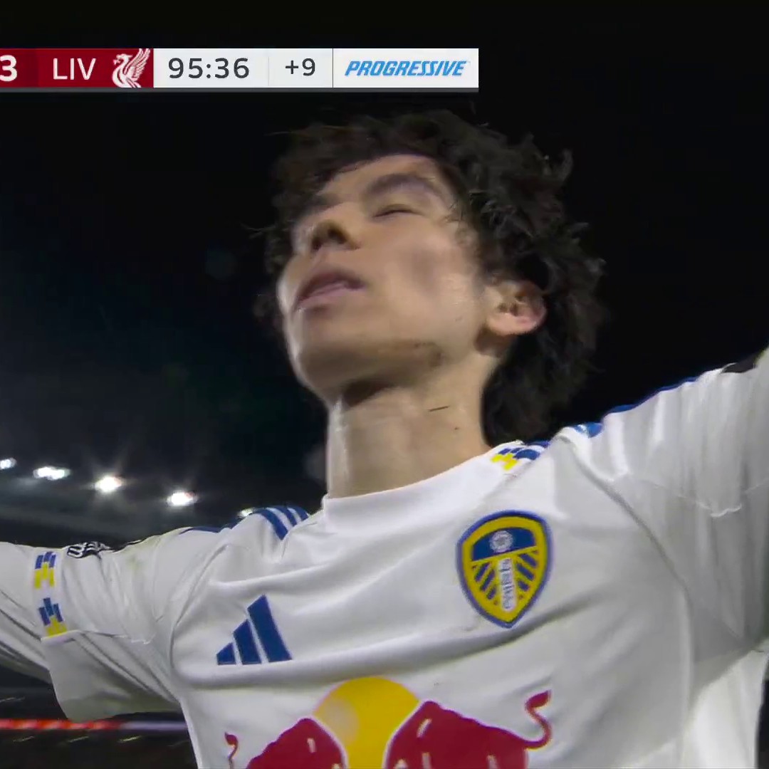 LEEDS HAVE DONE IT AGAIN. 🫨 A 96TH MINUTE EQUALIZER TO SALVAGE A DRAW AGAINST LIVERPOOL.
