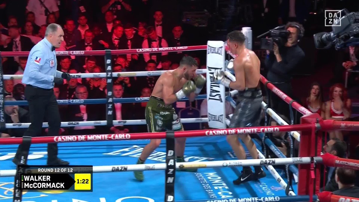 Conah Walker KNOCKS Pat McCormack OUT of the ring and IT'S OVER!! 😳😱 #MasoudMcGrail | Live NOW on DAZN▪️