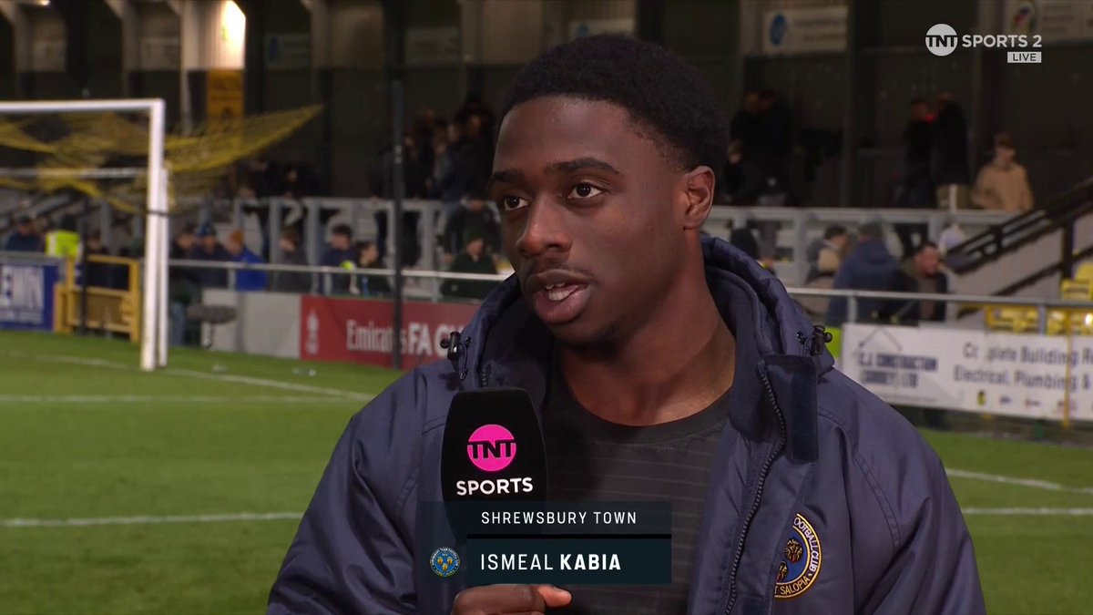 "It's a moment of brilliance from me." 😅 Ismael Kabia dissects his stunner and Shrewsbury's win over a stubborn Sutton 🔥 📺 TNT Sports & discovery+ UK