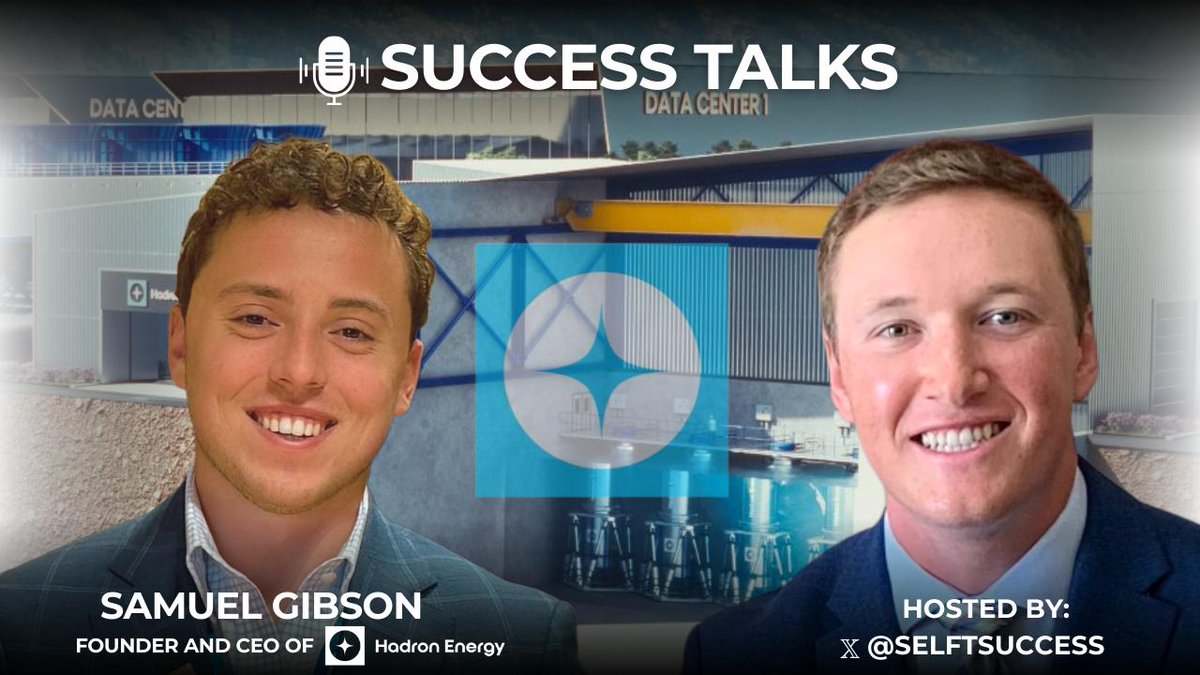 Success Talks Episode 6: The Youngest to IPO: Samuel Gibson, Nuclear Energy Founder of Hadron Energy 02:30 Who is Sam Gibson / what is Hadron Energy? 07:38 Why Nuclear Energy? 12:33 MMRs vs SMRs 14:45 Safety 30:18 The Youngest Founder/CEO to ever go public 45:28 What's next?
