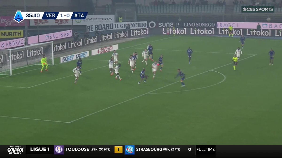 Hellas Verona go 2-0 up against Atalanta through Giovane 🤯