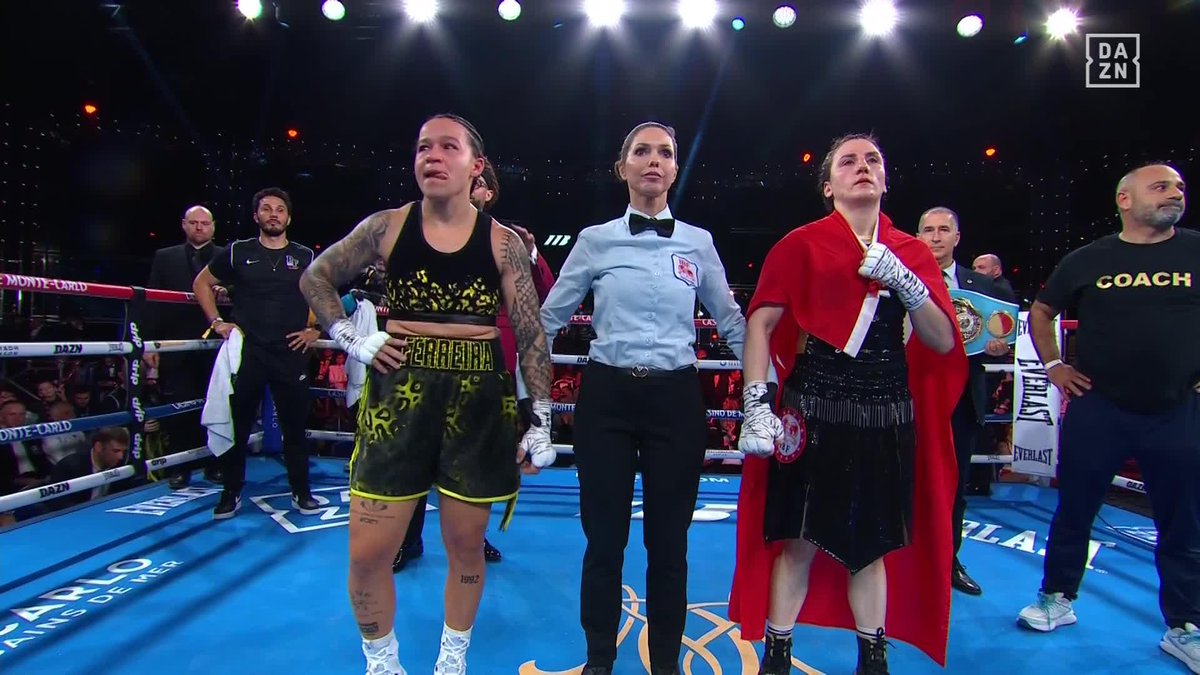 AND THE NEW! 👏 Elif Nur Turhan remains undefeated and claims the IBF lightweight title! 🏆 #MasoudMcGrail | Live NOW on DAZN▪️
