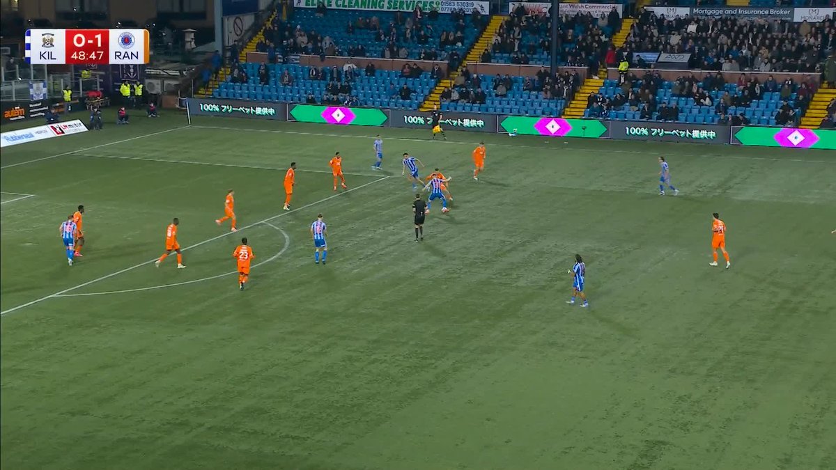 🗣️ “[Mohamed] Diomande is lazy, he grabs him, I think this might be given” Killie’s penalty claim is reviewed by VAR but play continues at Rugby Park ⤵️
