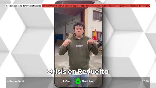 Directivos de Revuelta, la organización juvenil de VOX, dimiten y denuncian en la fiscalía a la cúpula de la organización por desviar los fondos recaudados para la DANA en beneficio propio. Desde chiquititos.