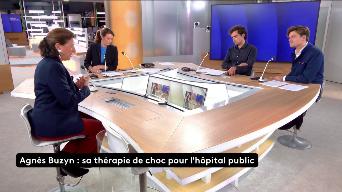 🔴 Urgences : "On est passés de 10 à 20 millions de passages par an dans des hôpitaux conçus il y a 40 ans, sans assez de médecins et avec des patients pressés. Il faut agir en amont, en aval et mieux organiser l’accès aux soins", explique Agnès Buzyn. #LePourEtLeContre #canal16