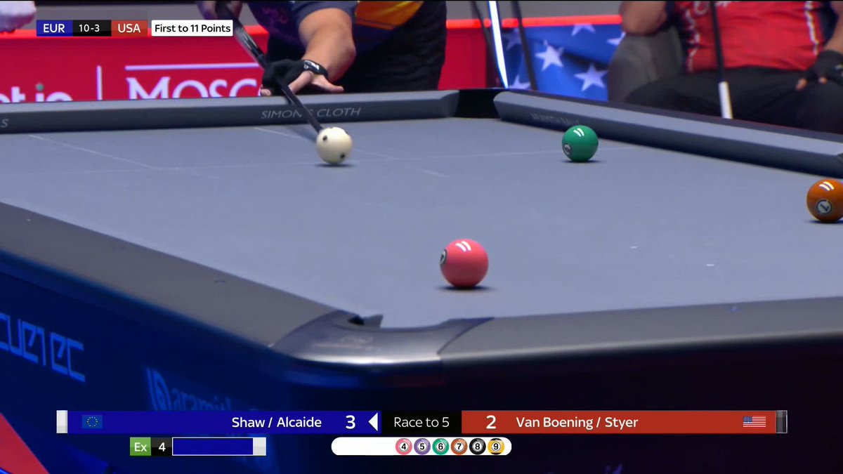 JAYSON SHAW YOU SICK SICK MAN!!! 🔥 TEAM EUROPE ON THE HILL OF THE MOSCONI CUP! 🤩 #MosconiCup 🇪🇺