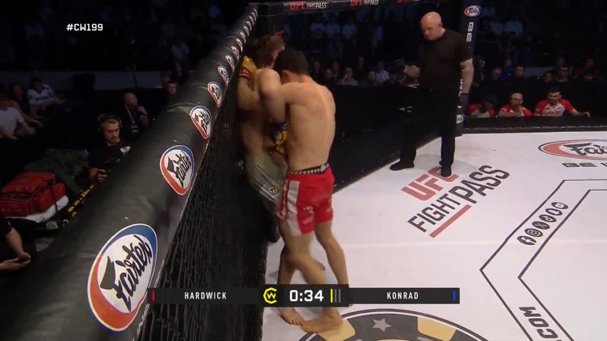 OH MY! Daniel Konrad letting everyone know that Jiu Jitsu is his game! What a sensational flying armbar 😮‍💨 And you thought we already saw the sub of the year earlier on 😳 #CW199