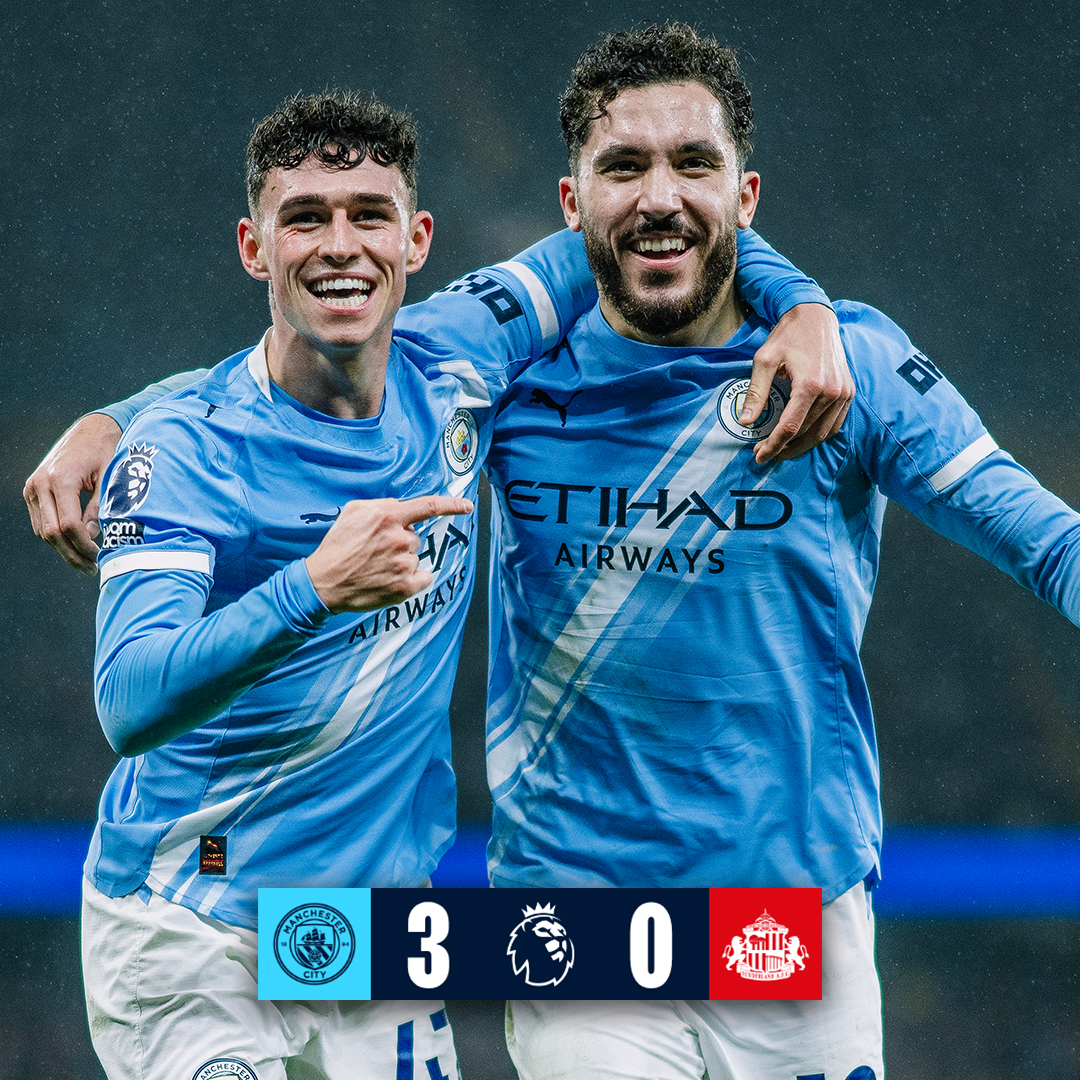The action from today's 3-0 victory over Sunderland 💪🍿