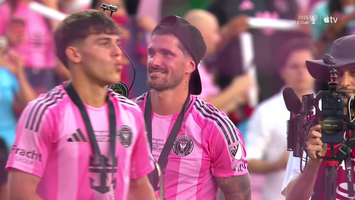 🇦🇷 Lionel Messi reacts to winning his 48th career trophy. 🐐 MLS Cup pres. by Audi.