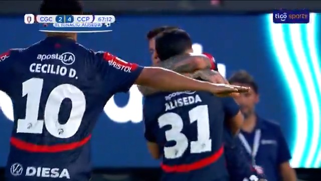 ⚽ ¡EL GORDITO! Gran contraataque de Cerro Porteño e Ignacio Aliseda convierte el cuarto gol del Ciclón. 📺Tigo Sports ▶️Viví la #SupercopaAPF por