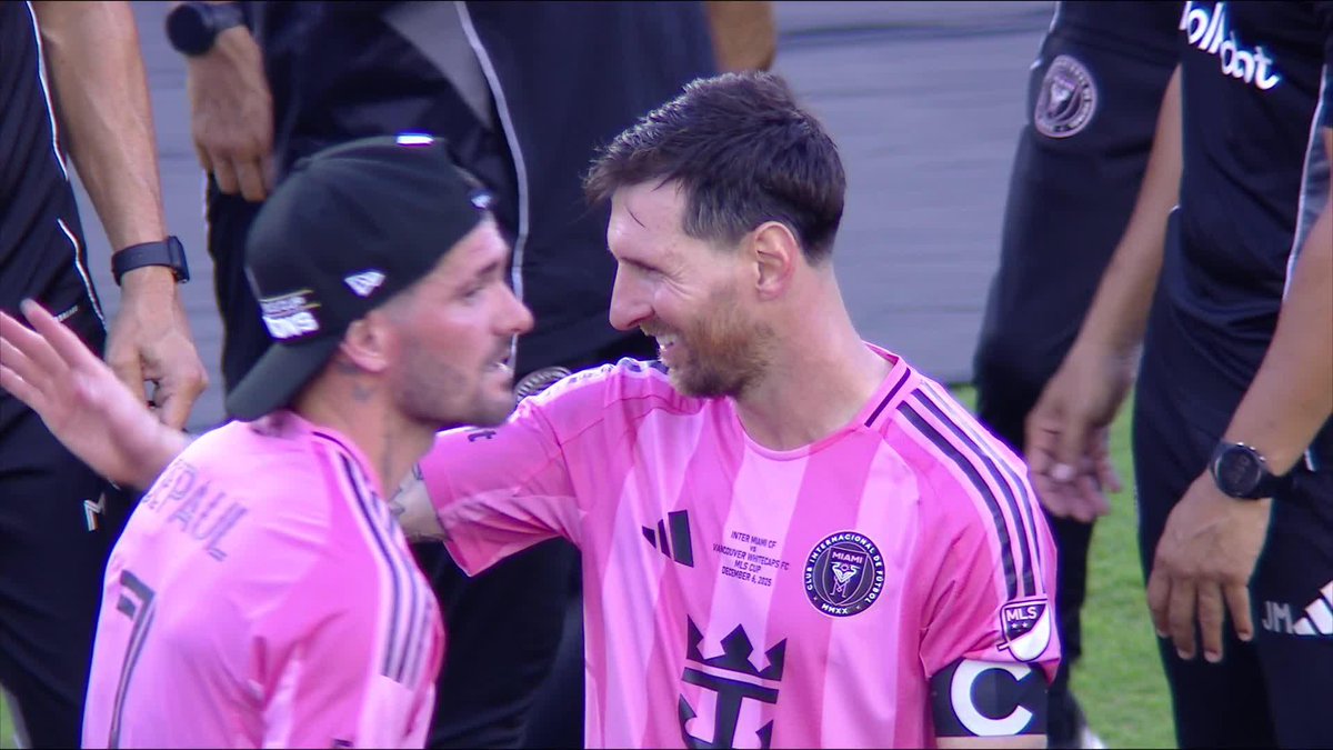 Rodrigo De Paul left Europe in his prime just to play alongside Lionel Messi — and today he scored off a Messi assist in the MLS Cup Final to deliver the first MLS Cup trophy in Inter Miami’s history.