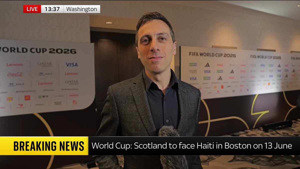 Sky's sports correspondent @RobHarris is live in Washington, following the unveiling of where and when the opening World Cup 2026 games will be. Read more on this story: 📺 Sky 501, Virgin 602, Freeview 233 and YouTube