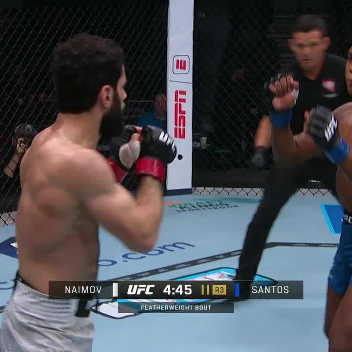 MAIRON SANTOS STARTS OFF THE NIGHT WITH A BANG 💥 Watch #UFC323 early prelims on FX, Disney+ and the ESPN App.