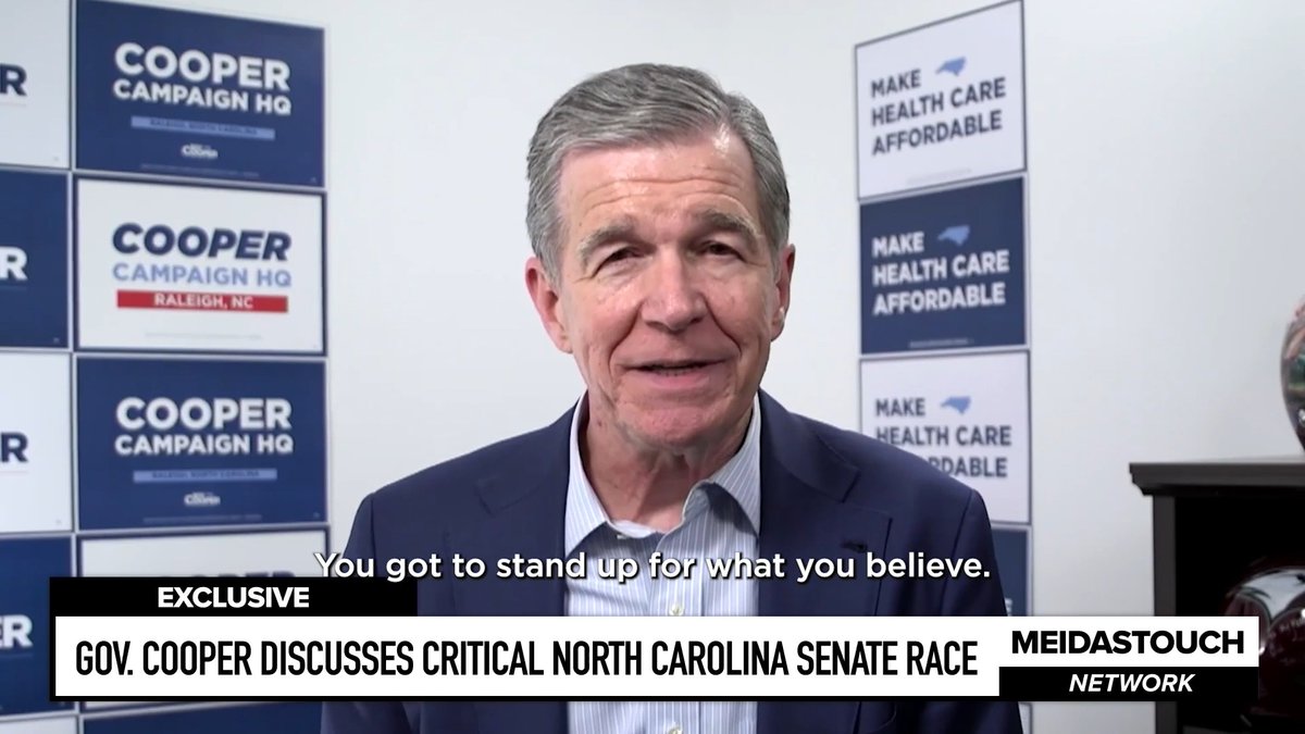 I am running to represent all North Carolinians, not just those who agree with me.
