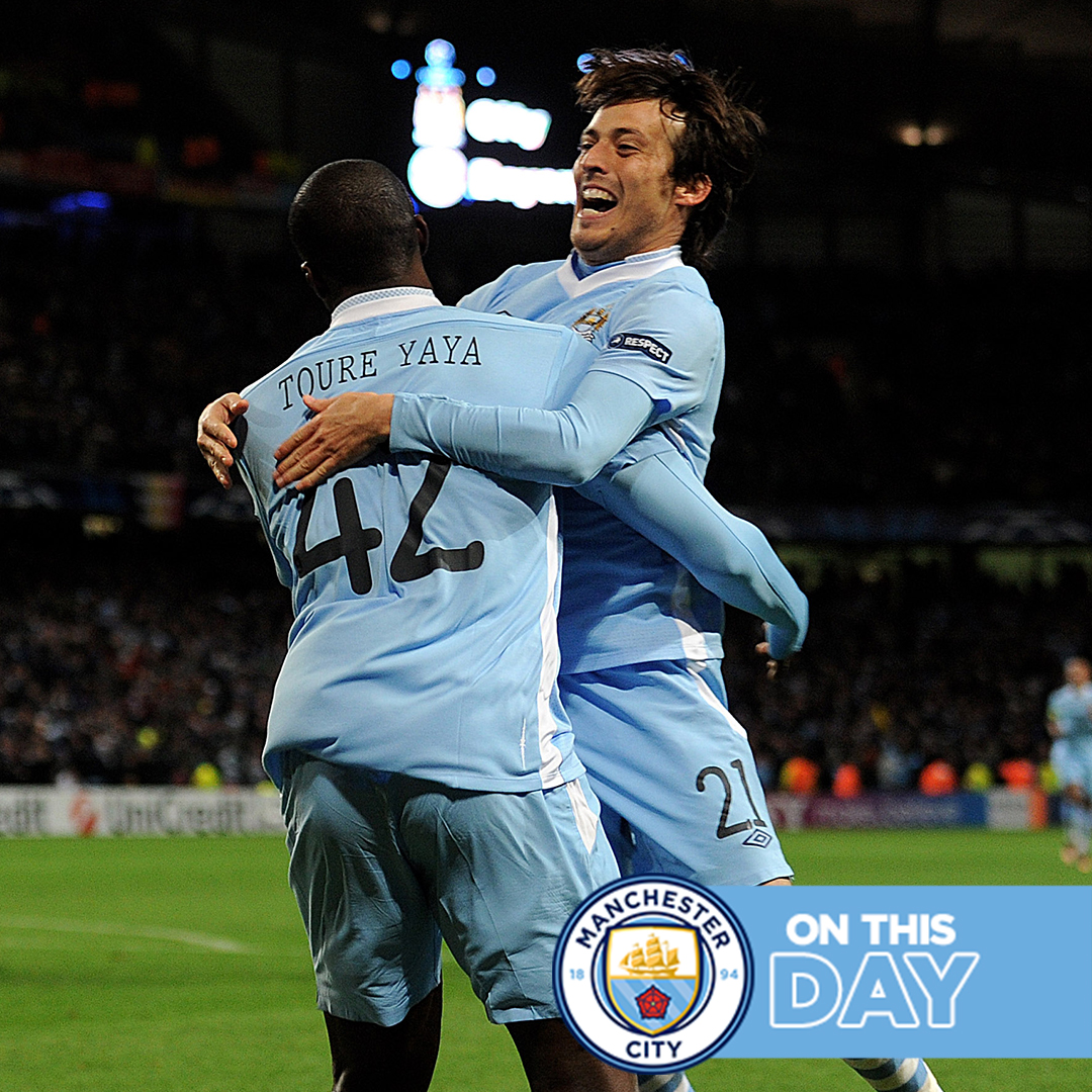 #OnThisDay: #ManCity 2-0 Bayern Munich [2011] ⚽️ [36'] David David Silva ⚽️ [52'] Yaya Touré