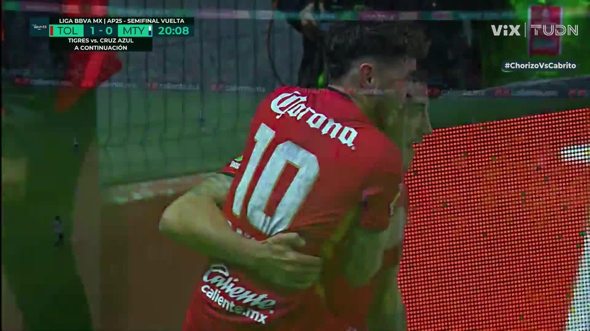 "Pereira": Por el gol que anotó para el Toluca ante Rayados
