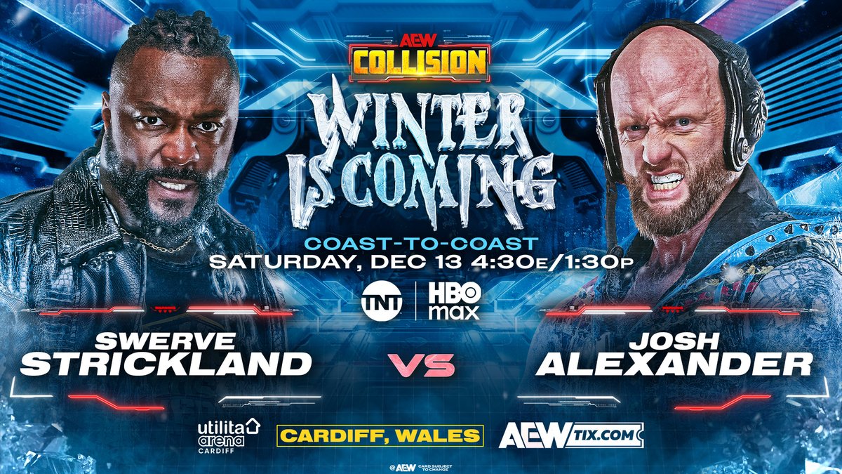 The Josh Alexander Josh Alexander doesn't think @SwerveConfident should return and get handed an AEW World Title opportunity and challenges him to a match in Cardiff, NEXT WEEK! Watch #AEWCollision LIVE on TNT &amp; HBO Max