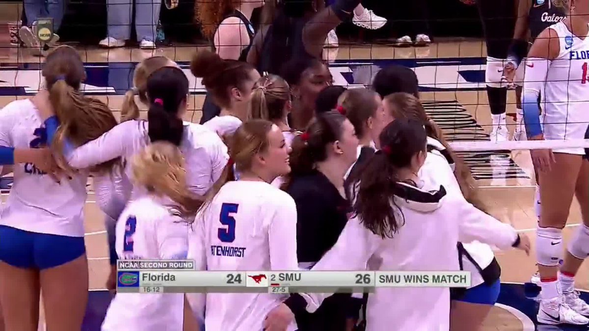 SMU IS GOING TO THE REGIONAL SEMIFINALS FOR THE FIRST TIME IN PROGRAM HISTORY ‼️ #NCAAWVB x 🎥 ESPN+ / SMU Volleyball