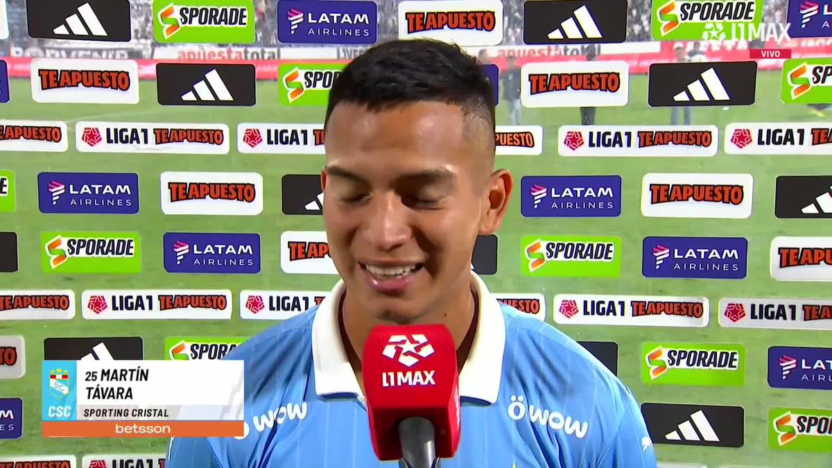 "CUANDO NO SE PUEDE CON LAS PIERNAS, SE PUEDE CON EL CORAZÓN" Declaración de Távara. Heróe de Sporting Cristal con tres goles para avanzar a la final. 📺Conoce cómo ver L1MAX en vivo 📷 #L1MAX #Liga1TeApuesto #PlayoffL1MAX #Semifinales