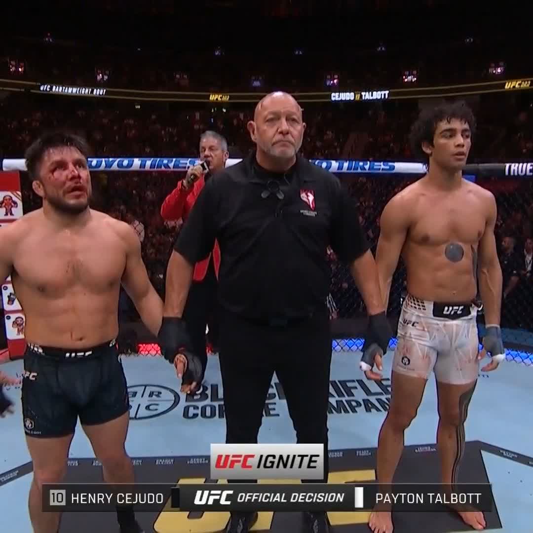 PAYTON TALBOTT DEFEATS HENRY CEJUDO BY UNANIMOUS DECISION! AMAZING PERFORMANCE #UFC323