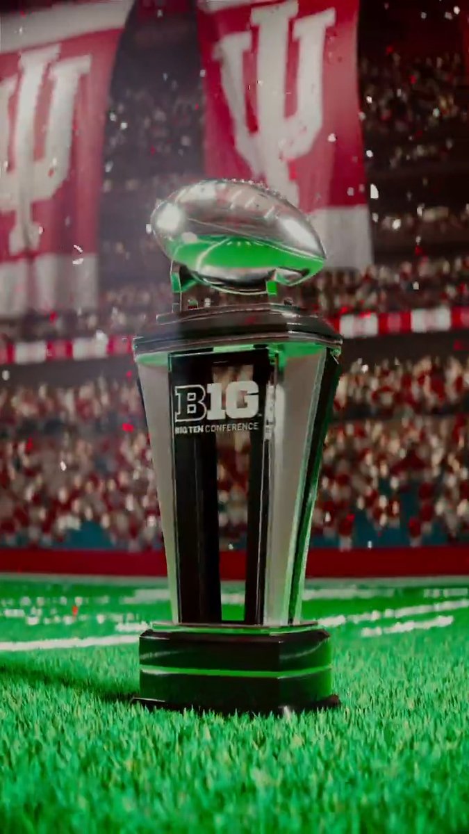 THE HOOSIERS ARE BIG TEN FOOTBALL CHAMPS! Indiana Football x Indiana Hoosiers