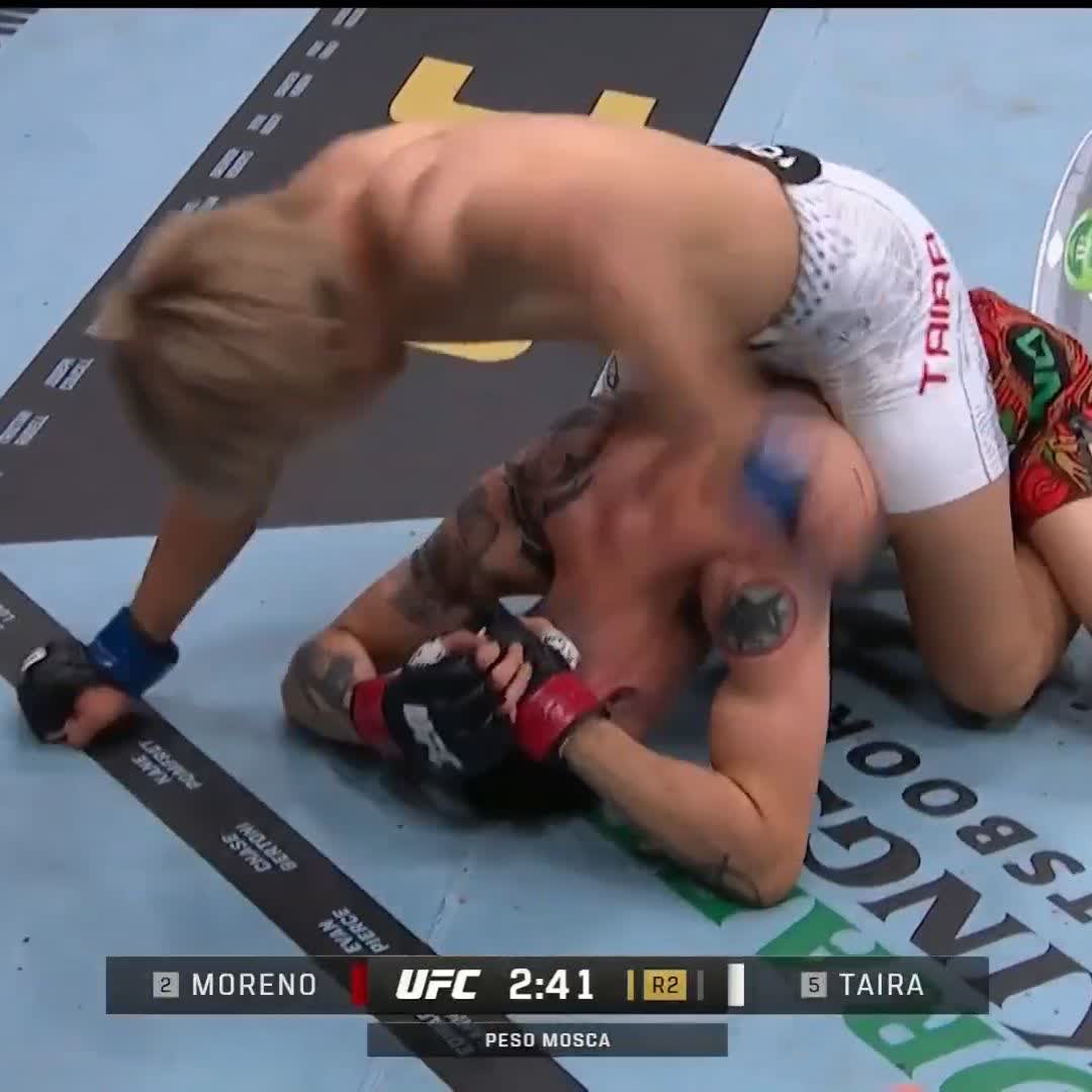 Se terminó la pelea! Victoria para 平良達郎 🫨 ‼️ #UFC323