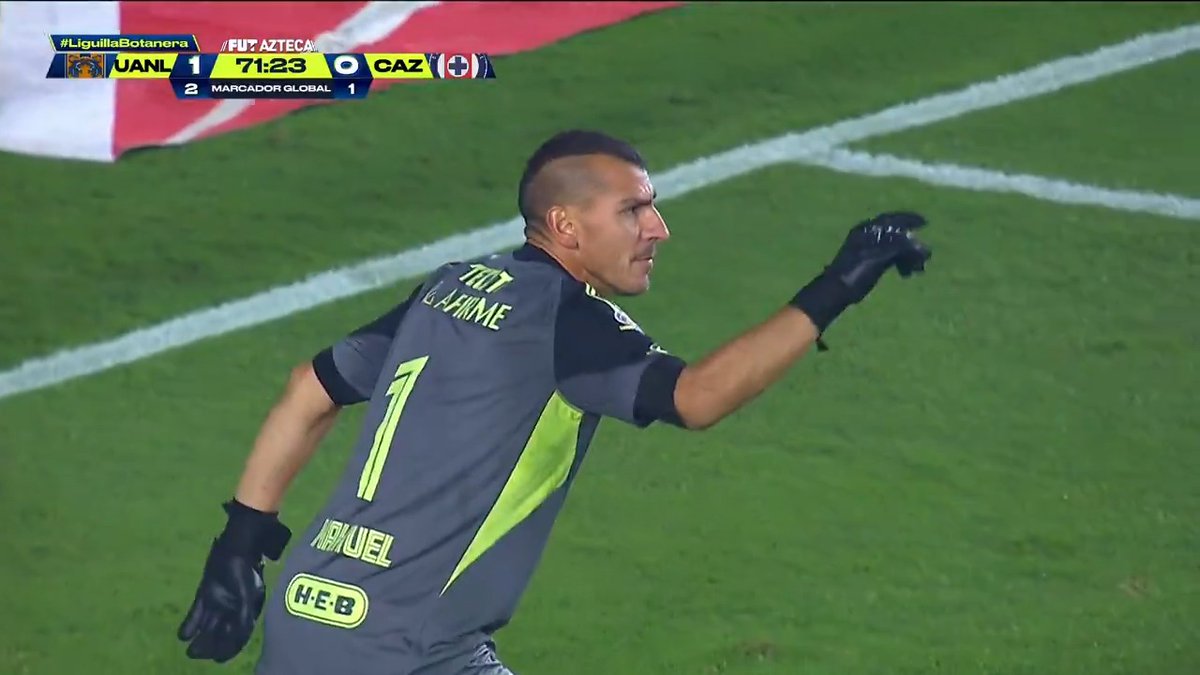 ¡Enorme el Nahuel.I.Guzman en el fondo para atajar el penal!