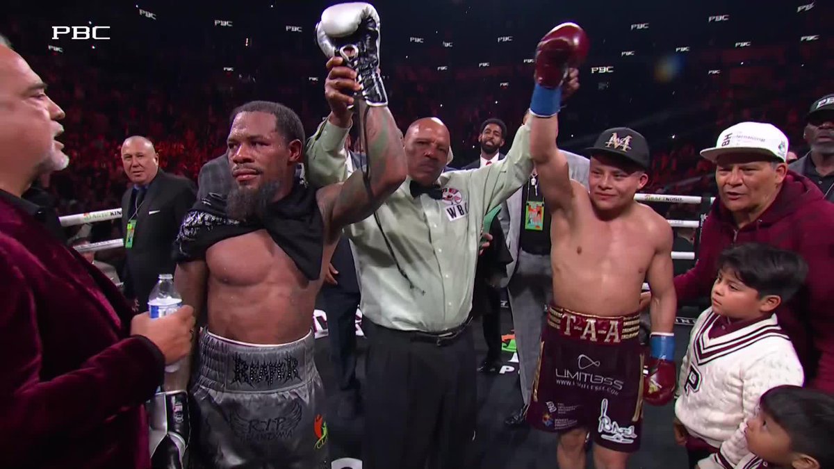 12RDs of non-stop action between @oneof1 and @isaacpitbull98 the fight ends in a majority draw. RUN THIS BACK! #PitbullRopach