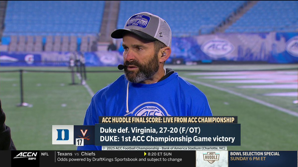 "If they're really paying attention to football they're gonna put us in." Manny Diaz on Duke Football being a CFP-caliber team.