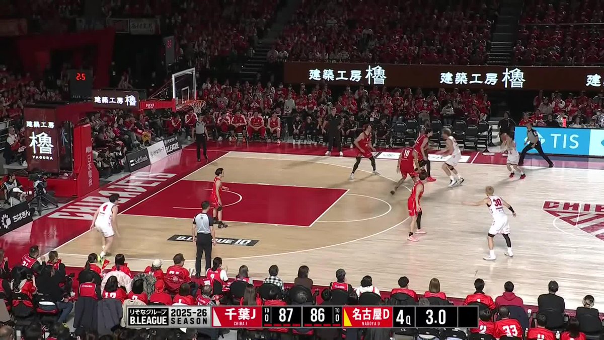 大注目の千葉J🆚名古屋D 残り4.5秒 千葉Jが1点リードで迎えた 名古屋Dのラストポゼッションの行方は・・・ 千葉ジェッツふなばし 🛫PAINT IT JETS✨ 名古屋ダイヤモンドドルフィンズ 公式 📡バスケットLIVEで見逃し視聴 #Bリーグ #りそなグループ